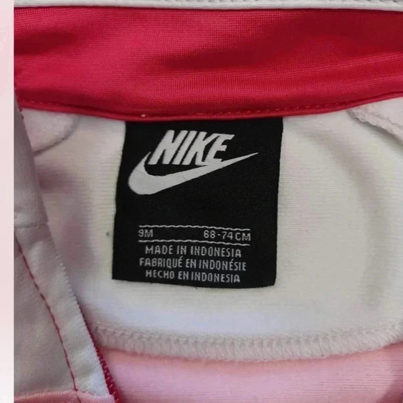 Nike Pink Track Jacket Size  9M - Picture 7 of 9